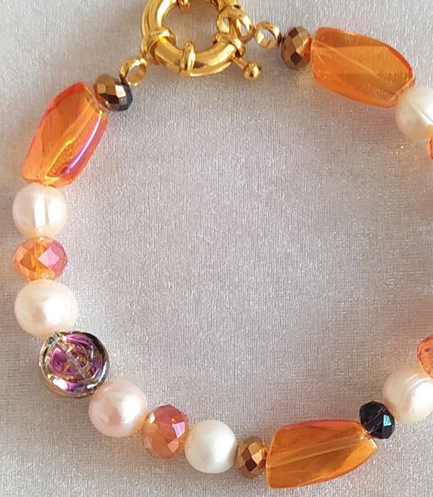 НОВО! Гривни с натурални перли  УНИКАТИ