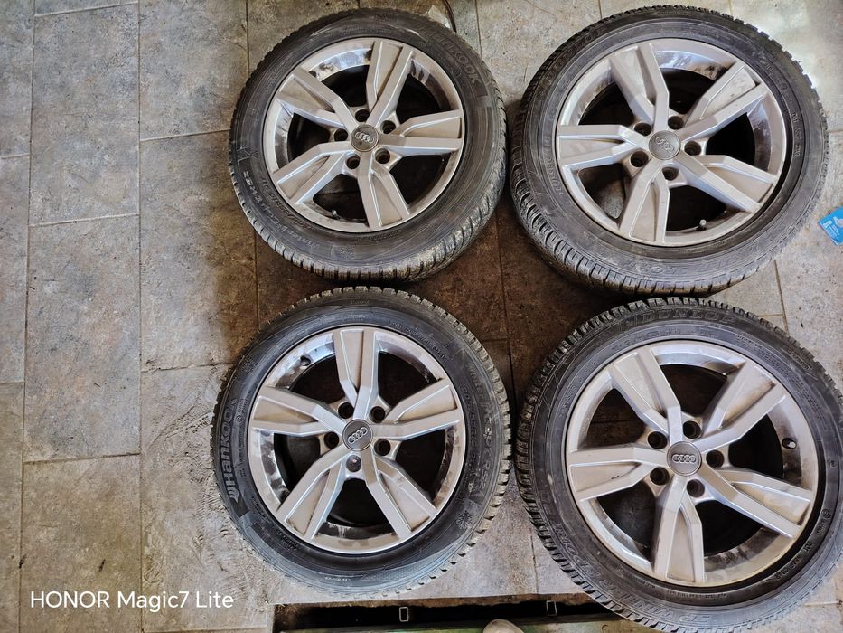 Jante originale de audi 16", anvelope iarna