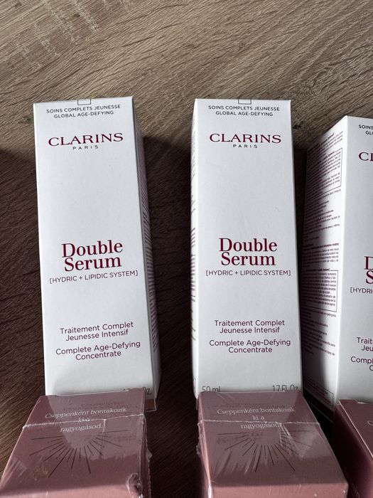 Produse Cosmetice Premium Noi – Clarins Double Serum 50ml & Balila Skin Drops – Originale
