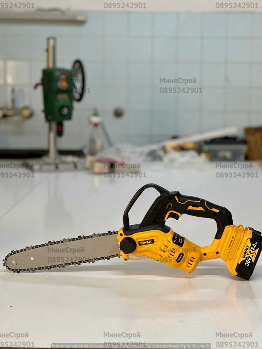 Акумулаторна Резачка DeWalt 36v 8Ah Девалт кастрачка с резервоар 30см