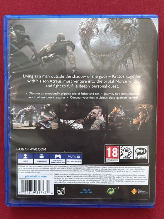 God of War, playstation 4