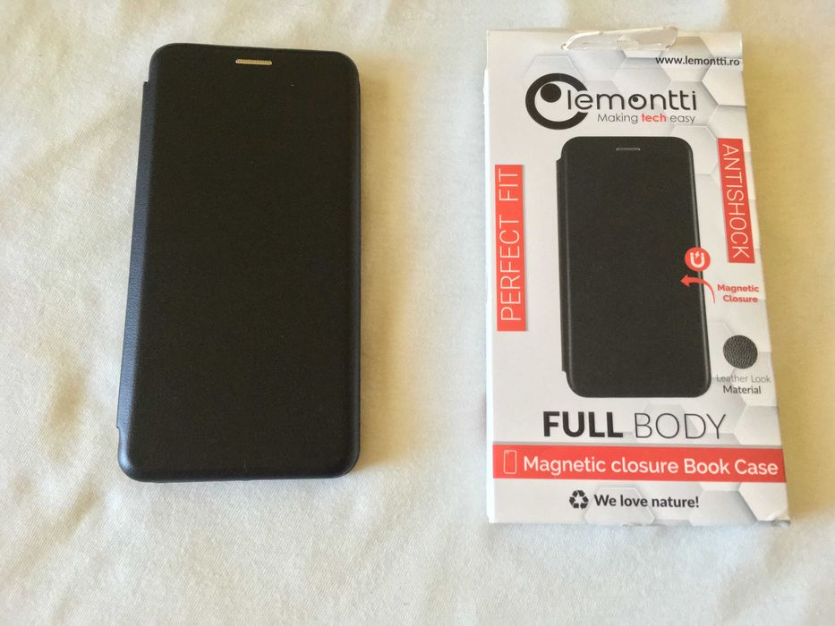 carcasa sau husa flip, tip book/carte Lemontti pt. Xiaomi Redmi 9A
