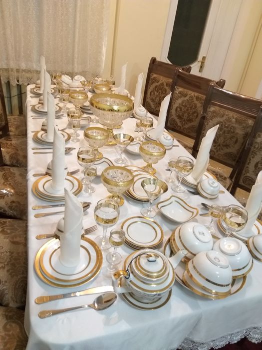 Прокат посуды, столов и стульев.