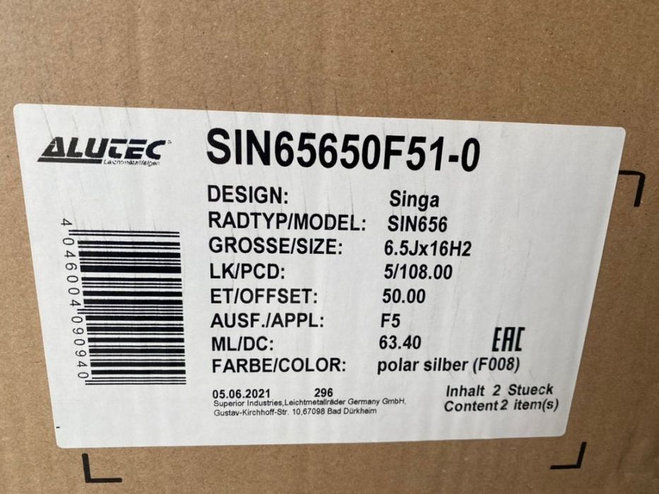 vand jante aliaj 5x108 pe 16” Alutec noi