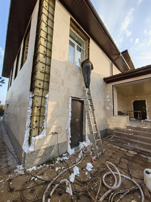 Пеноизол утепление