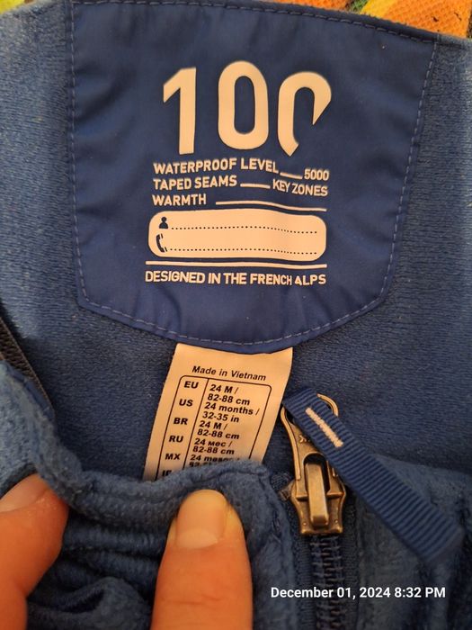 Vand combinezon si pantaloni iarna baieti