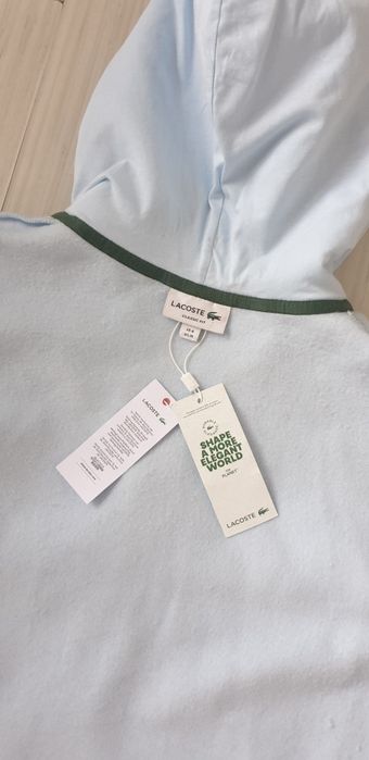 Lacoste Classic Fit Full Zip Hoodie 4 - M НОВО! ОРИГИНАЛ! Суичър  с ця