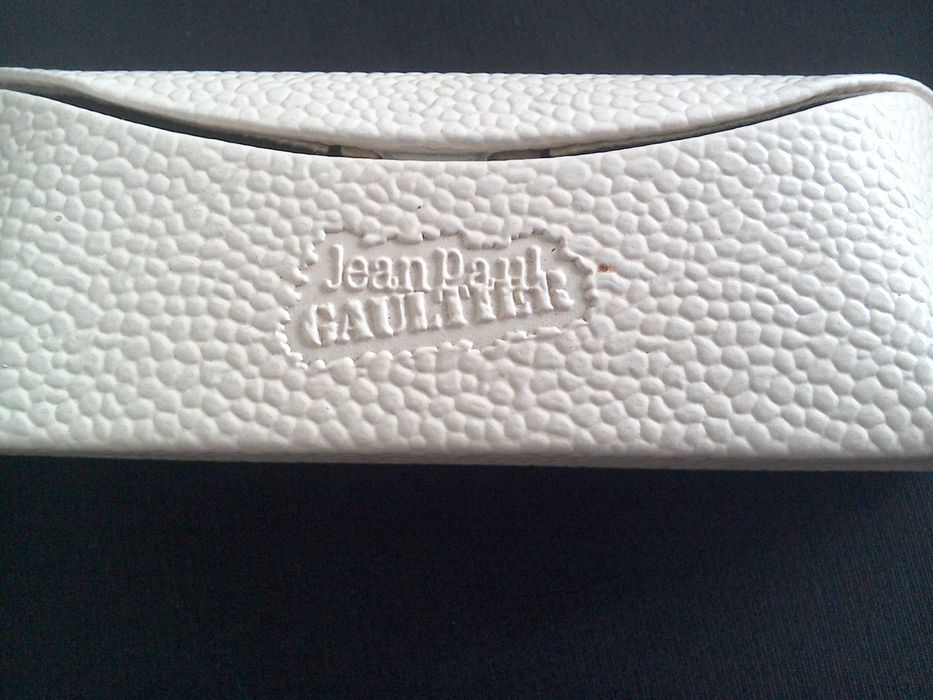 Etui/toc ochelari Paul Gaultier, original, piele - închidere magnetică