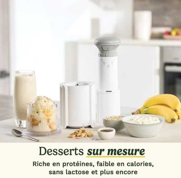 ПРОМО Нова 2г Гаранция Машина за Сладолед Cuisinart ICEFD10E Бял Пластмаса 3 х 240мл