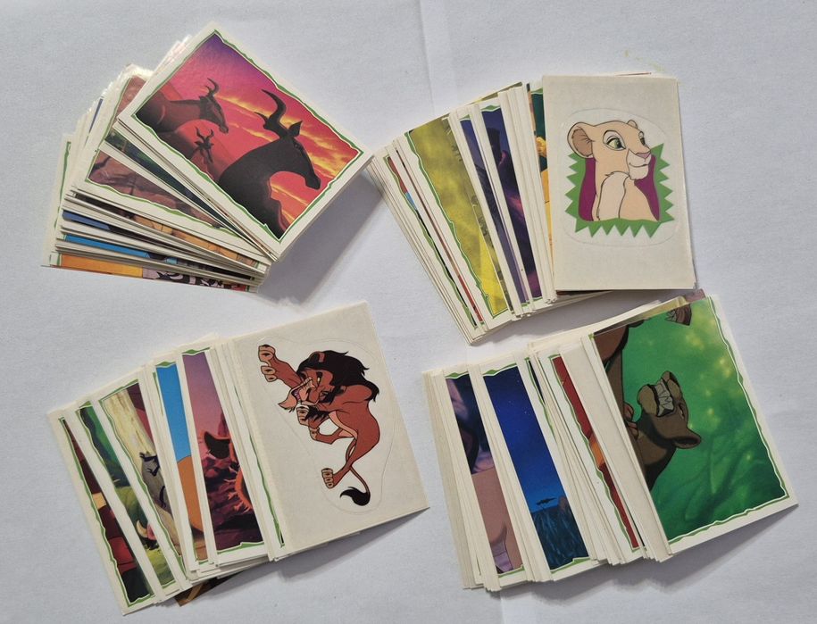 Set complet 232 stickere Album Panini The Lion King 1994