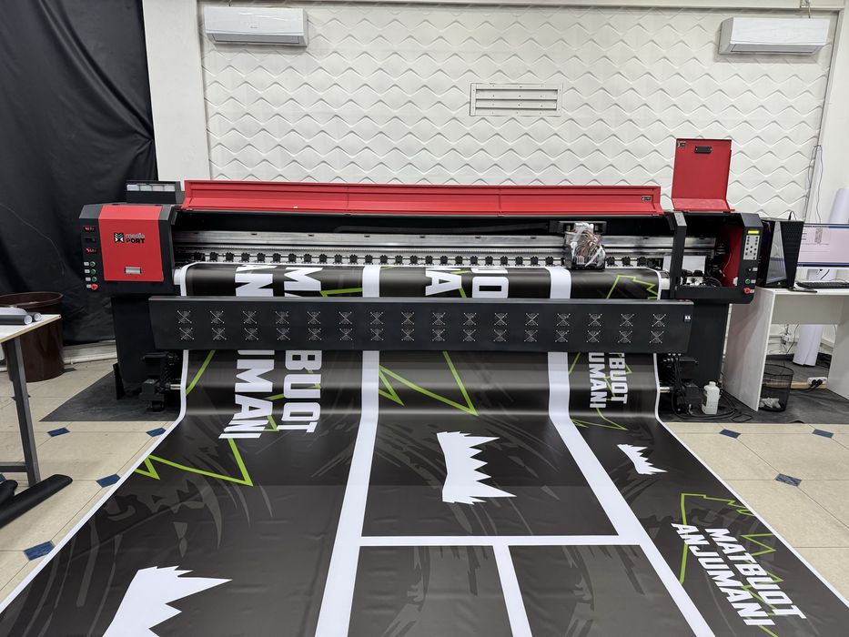 Широкоформатный принтер 3,2м, экосольвент