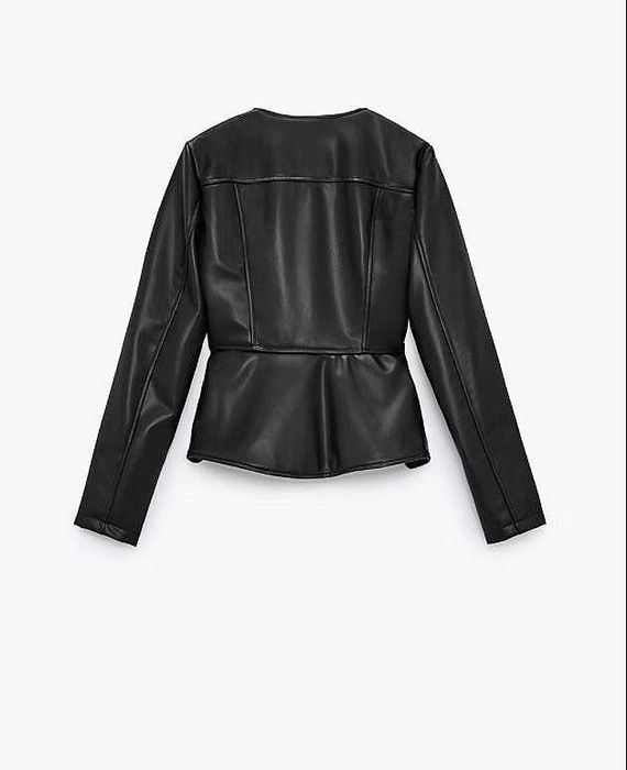 Женская кожаная куртка  «Zara»