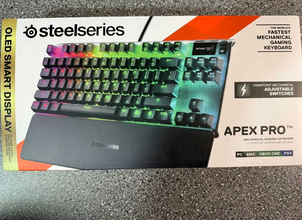 Tastatura Steelseries APEX PRO TKL (cu prismcaps)