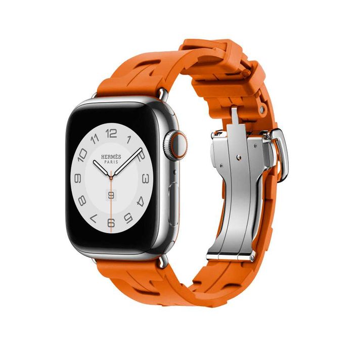 Ремешок силиконовый для Apple Watch Hermès