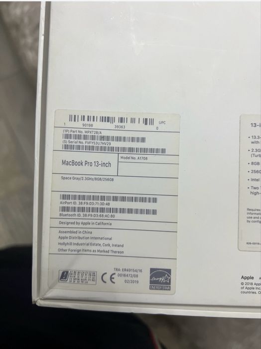 Продаи мак бук про 13