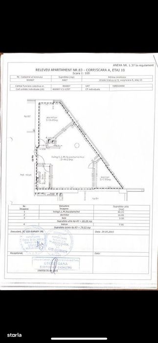 Apartament 2 camere | Etaj 10 | 66 mp utili + terasa 8 mp | Centrala