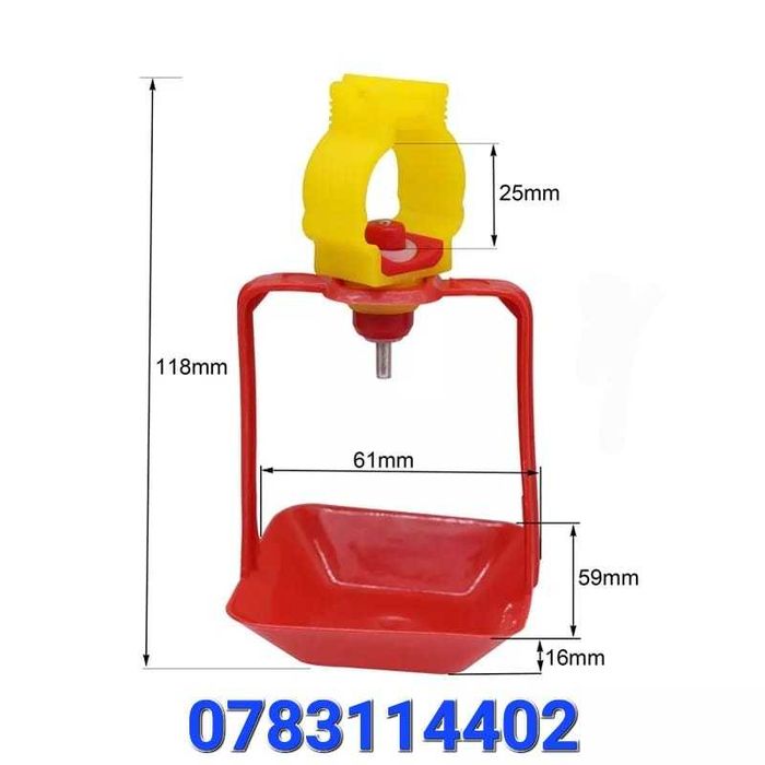 Adapatori cu tavita detasabila pt gaini pui rate prepelite curci -16G