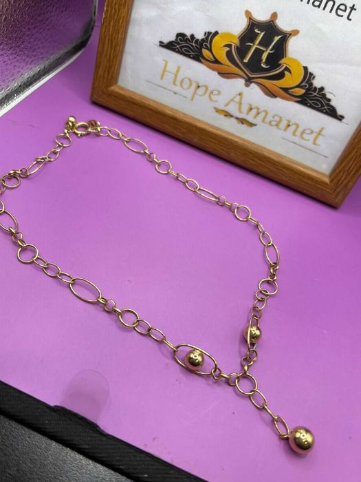 HOPE AMANET P2-Lant din aur de 14k/8.05gr/26cm