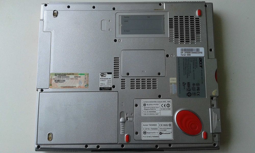 Лаптоп/Laptop Acer Ferrari 3200 15.0"