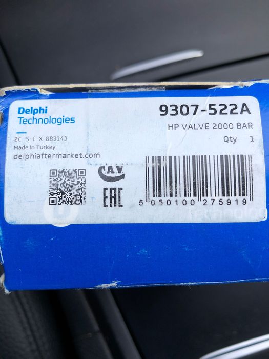 SUPAPA CONTROL PRESIUNE (Sistem Common-Rail) Delphi 9307-522A MERCEDES