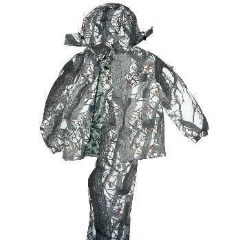 костюм зимний белый лес