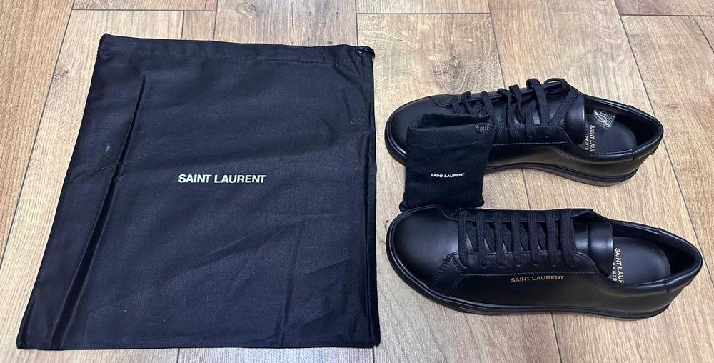 Saint Laurent Andy Lace-Up Sneakers