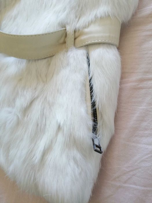 Дамски елек от естествена кожа с косъм