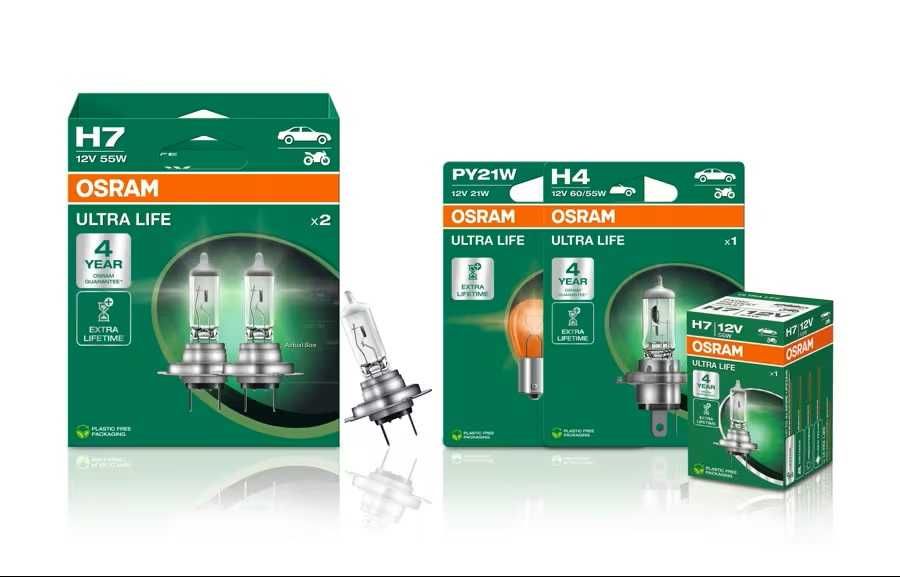 Автомобилни крушки OSRAM ULTRA LIFE H1,H4,H7,H11,сигнални/габаритни/интериорни,ксенонови(XENON/HID)