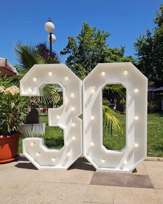 Cifre Volumetrice LED & Litere Volumetrice LED | Majorat, Nuntă, Botez