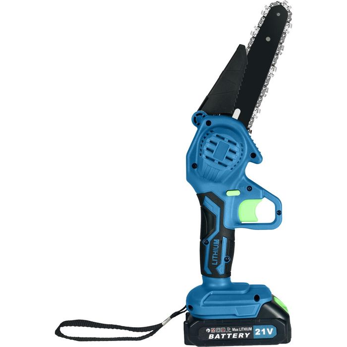 Minifierastrau cu lant pe acumulator, 21V, Lama 6" 15 cm, 2