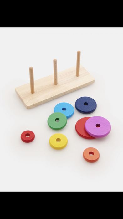 Jucărie educativa din lemn pentru copii - noua