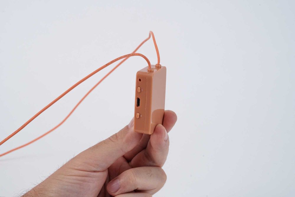 OFERTA! Cutiuta GSM/Casti MICROVIBRATII/Casca de copiat/Sistem magneti