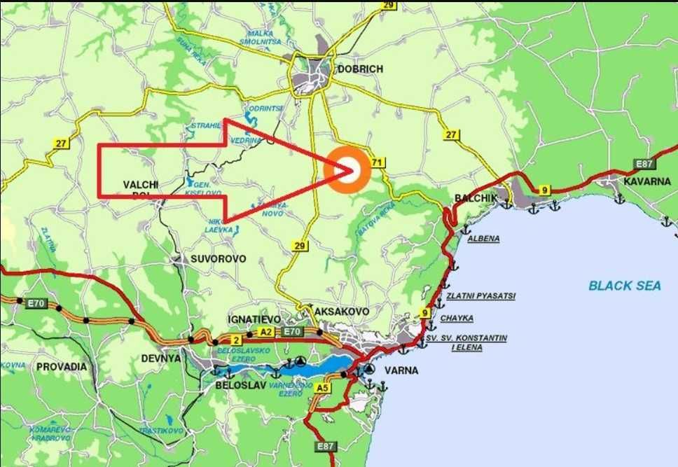 Продава се Парцел в с. Соколник, Област Добрич - 1150 кв.м за 6 €/кв.м - Снимка #3