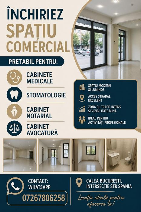 Inchiriez spatiu comercial Calea București