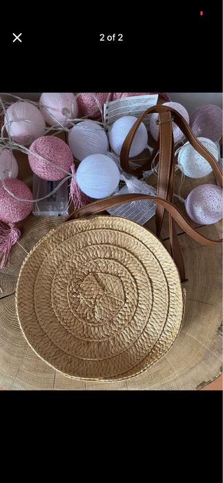 Geanta de umar cu scoici naturale si margele