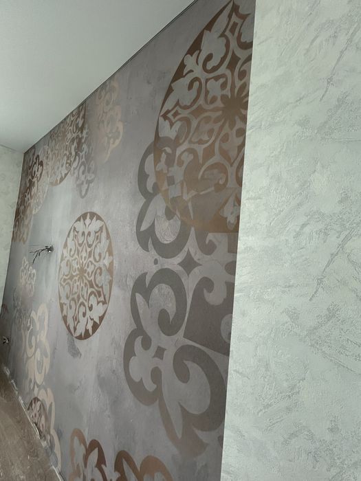 Поклейка Обоев Галтелей