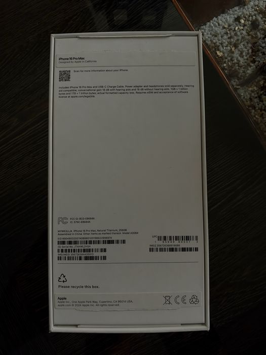 Iphone 16 Pro Max 256GB 89% Battery Health