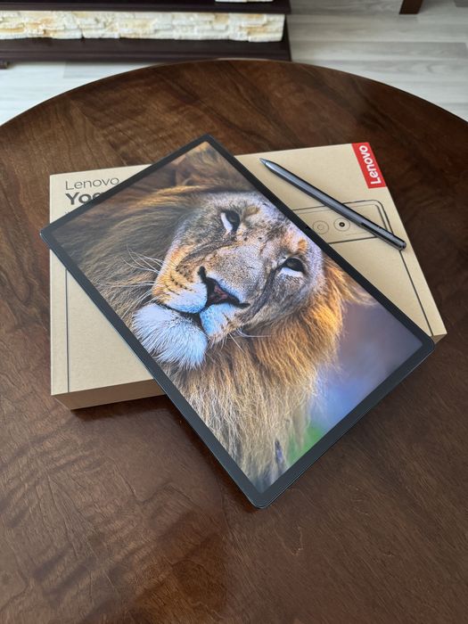 Tableta Lenovo Yoga Tab Plus, Octa-Core, 12.7" 3K, 144Hz, 16GB LPDDR5x RAM, 256GB, Wi-Fi®, Tidal Teal + Lenovo Tab Pen Pro