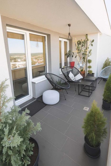 Apartament de inchiriat 2 camere cu terasa panoramica