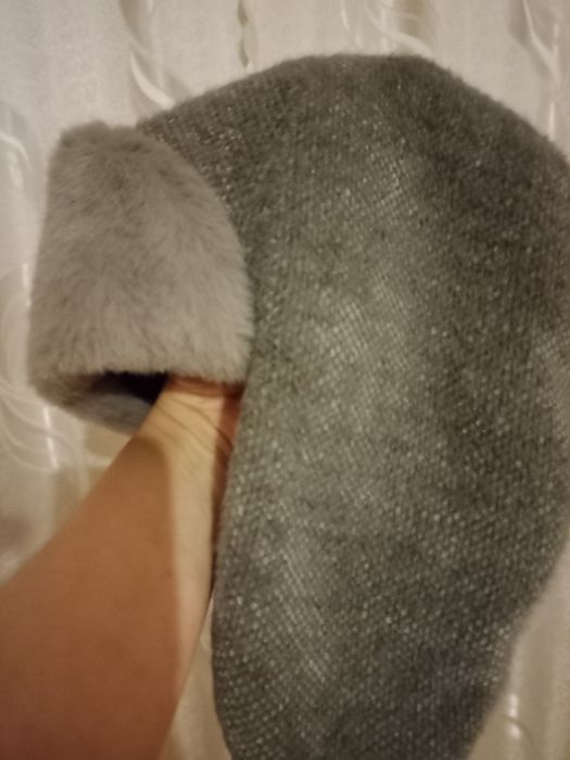 Шапка ушанка стильная