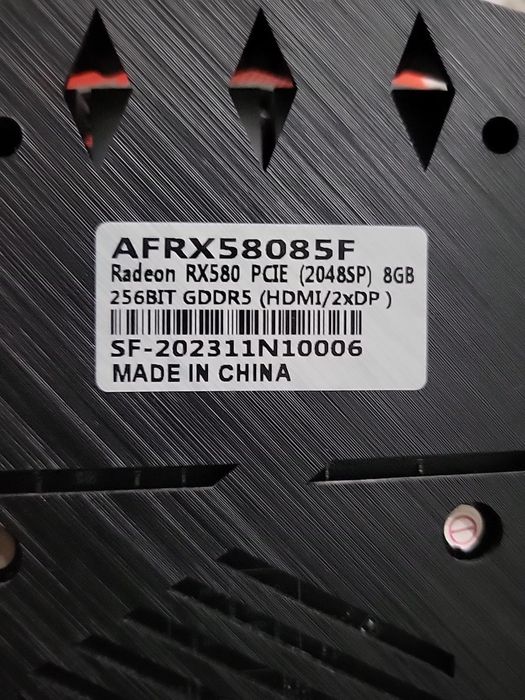 Видеокарта Radeon Amd 580 8gb