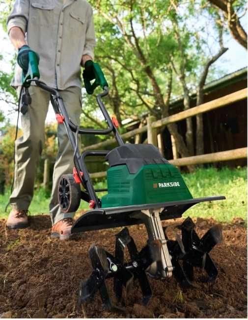 Чисто нова електрическа мотофреза Parkside PEBH 1500 B2 1500W, тествана и проверена