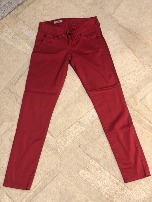 Pantaloni rosii Pepe Jeans XS