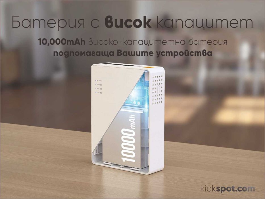 Ултра компактен UPS за рутер, модем и свързани устройства