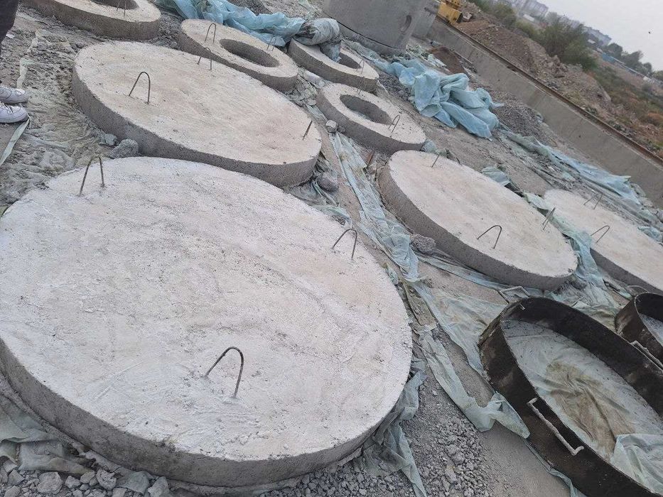 Комплект. Крышка колодeца-ПП, Колодец бетонный, Днище-ПН