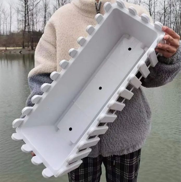 Кашпо заборчик пластик