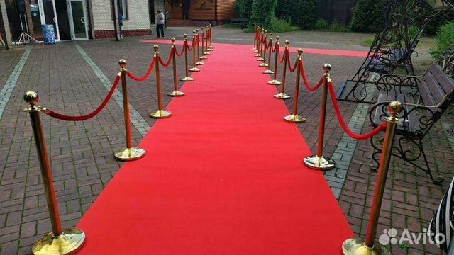 Аренда красной дорошки Qizil gilam