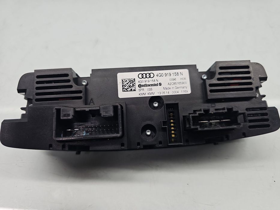Panou comanda clima spate AUDI A7 (4GA) [Fabr 2011-2017] 4G0919158N
