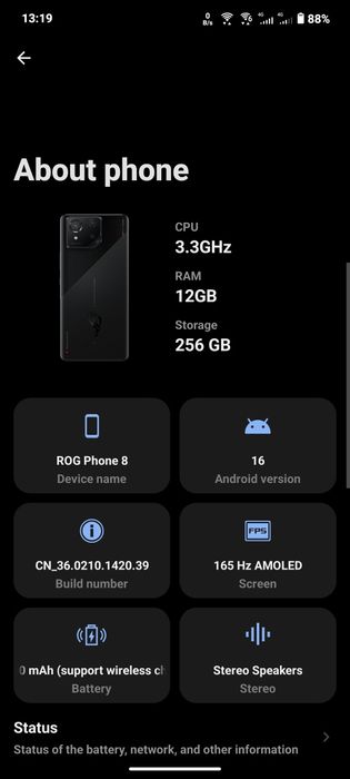 Asus ROG phone 8 12/256gb 415$