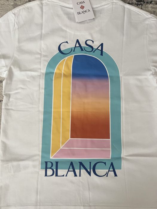 Tricou Casa Blanca Alb Marimea M